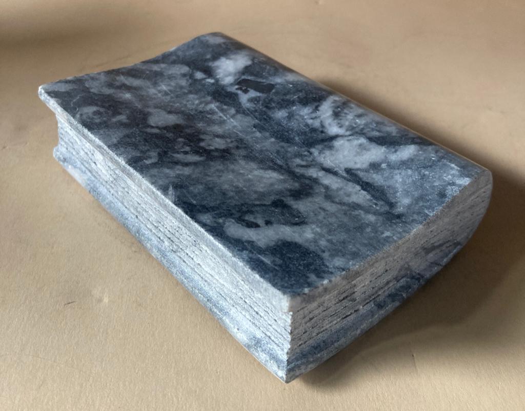 Presse Papier, marmeren boek, Ophalen of Verzenden