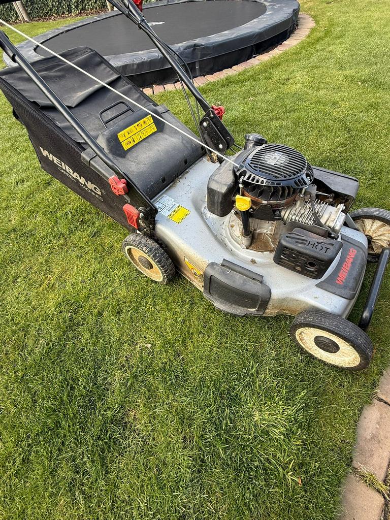 Grasmaaier, Ophalen, Gebruikt