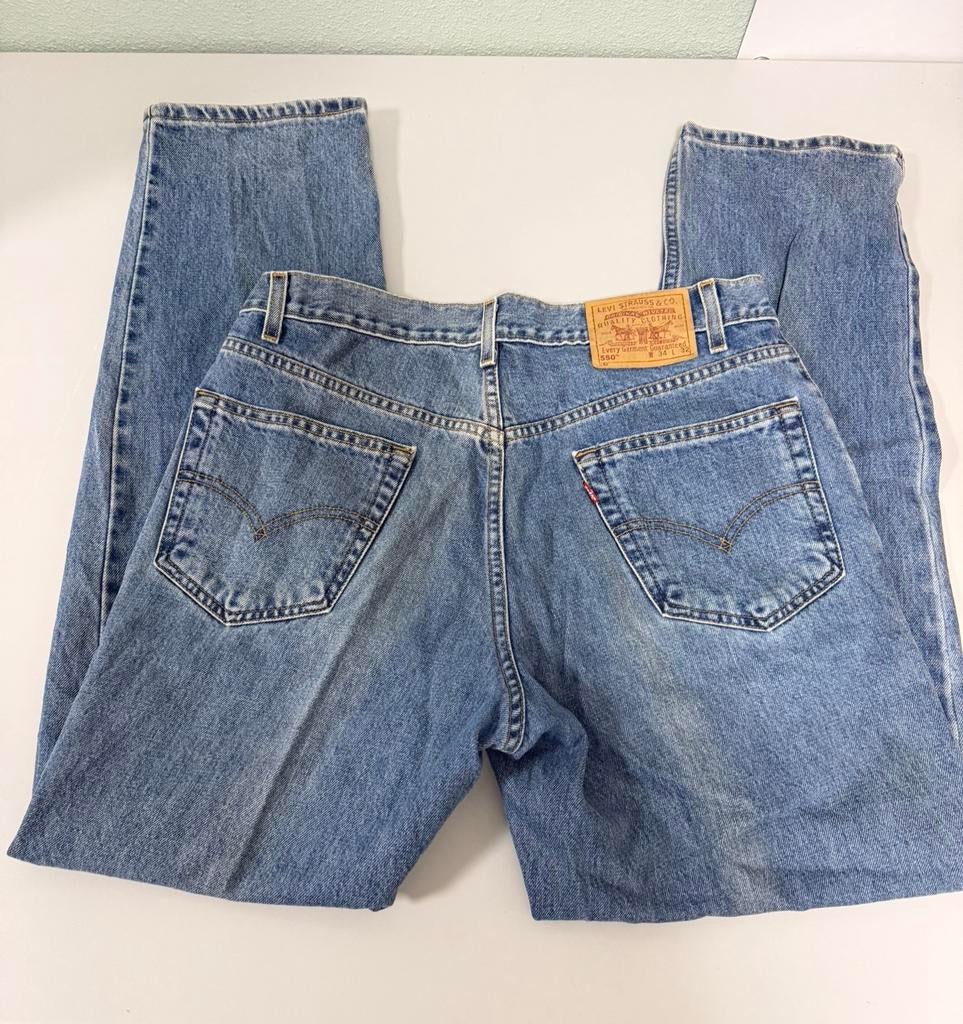 Vintage Levi’s 550 Jeans W34 - L32 Heren spijkerbroek Levis, Blauw, Ophalen of Verzenden, Zo goed als nieuw, H