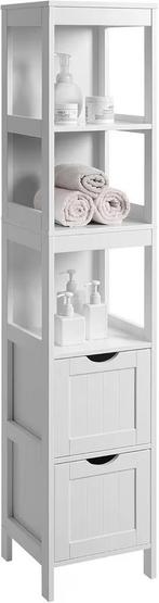 VASAGLE hoge kast, badkamermeubel, badkamerkast, (Half)hoge kast, Nieuw, Ophalen of Verzenden, Minder dan 100 cm