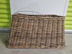 Rieten landelijk hanglamp lamp, Ophalen of Verzenden, Zo goed als nieuw, 75 cm of meer