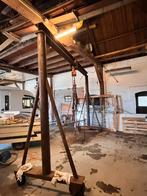 Mobiele loopkat met ketting takel, Ophalen, Gebruikt, Handmatig