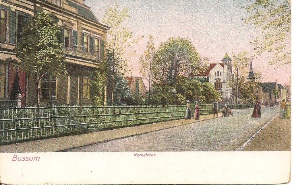 Bussum Kerkstraat, Verzenden, Voor 1920, Ongelopen, Noord-Holland