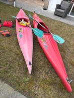 Twee kajaks met complete uitrusting, Watersport en Boten, Kajaks, Ophalen of Verzenden, Gebruikt, 1-persoons