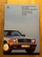 Mercedes-Benz S-klasse Coupé SEC W126 brochure 8/88, Ophalen of Verzenden, Zo goed als nieuw, Mercedes