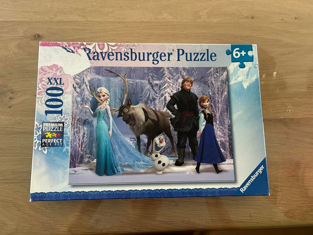 Puzzel Disney Frozen XXL - 100 stukjes, Ophalen, Meer dan 50 stukjes, Zo goed als nieuw, 6 jaar of ouder