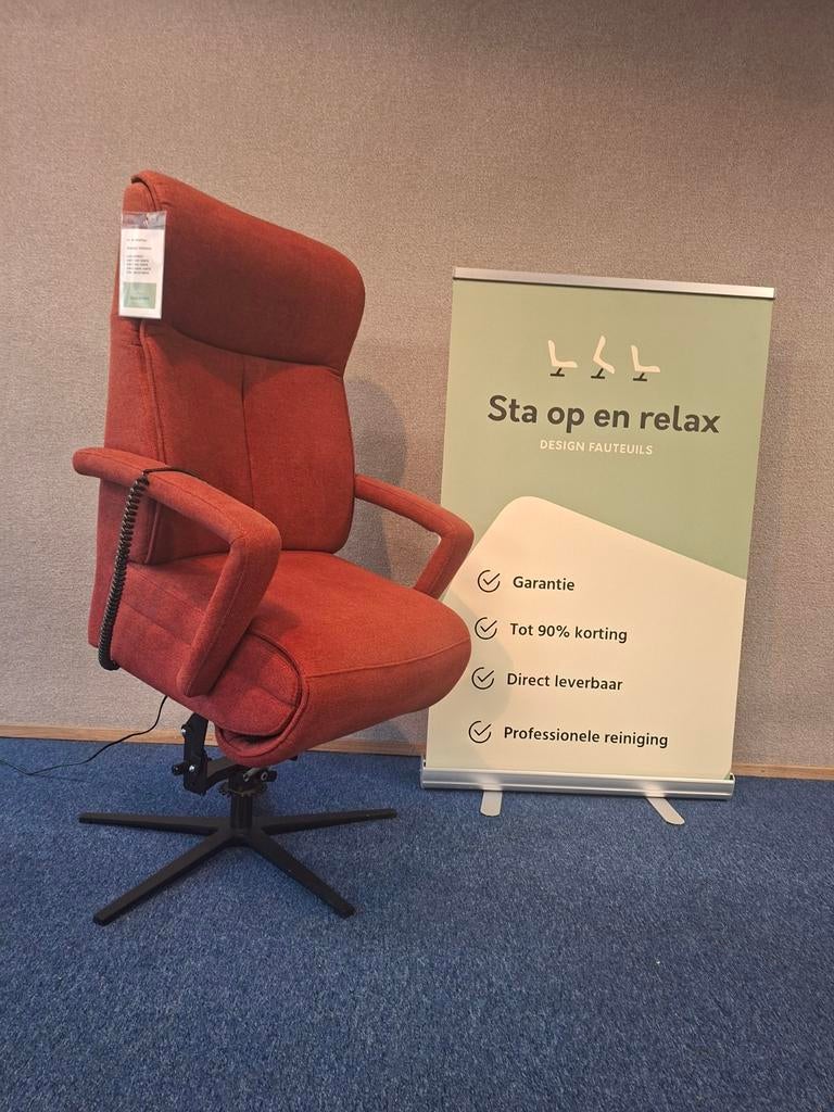 Sta op relax fauteuil Prominent Stockholm zo goed als nieuw, Minder dan 75 cm, Hoofdstraat 60 Schijndel, Ophalen of Verzenden