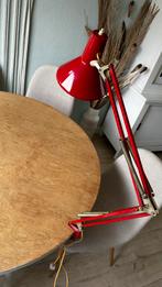 Vintage bureaulamp rood, Ophalen of Verzenden, Gebruikt