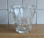 Vintage ijsemmertje koeler glas, Huis en Inrichting, Ophalen of Verzenden, Gebruikt