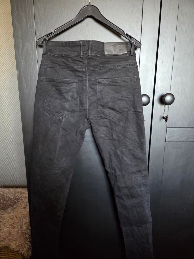 Z.g.a.n. Heren Motor Jeans Bull It Onyx Black - Maat 30 L, Ophalen of Verzenden, Tweedehands, Heren, Broek | textiel