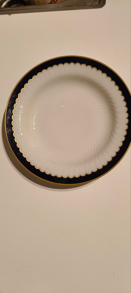 Prachtige retro tirschenreuth servies met blauwe en gouden, Ophalen