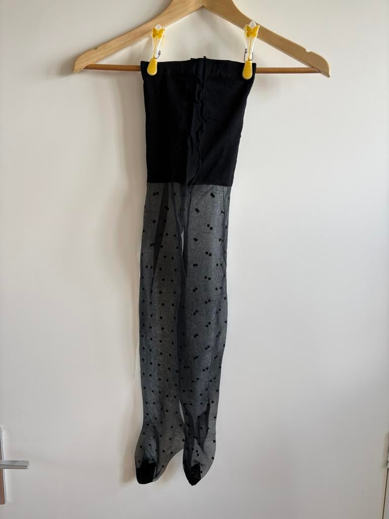 Nieuwe zwarte noppen panty, Maat 36/38 (S), Zwart, Ophalen of Verzenden, Zo goed als nieuw