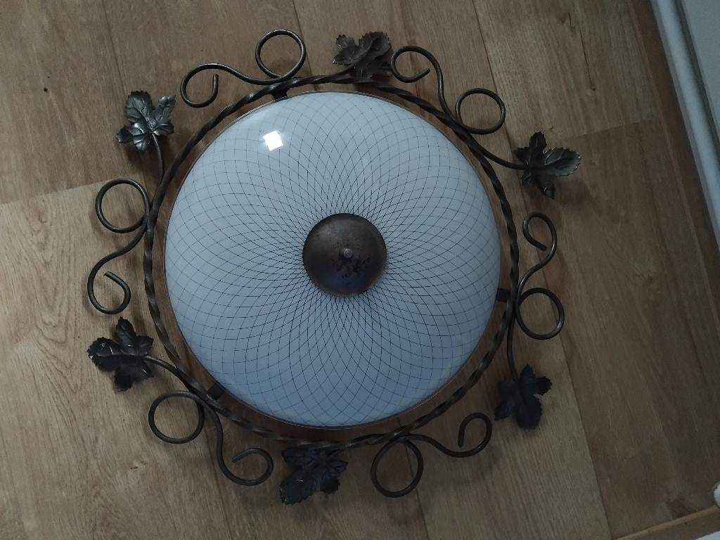 Jaren 50 plafonnière nr5, Ophalen, Gebruikt