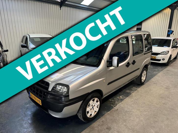 Fiat Doblò 1.6-16V Malibu, Auto's, Fiat, Te koop, Doblo, ABS, Airbags, Airconditioning, Boordcomputer, Centrale vergrendeling