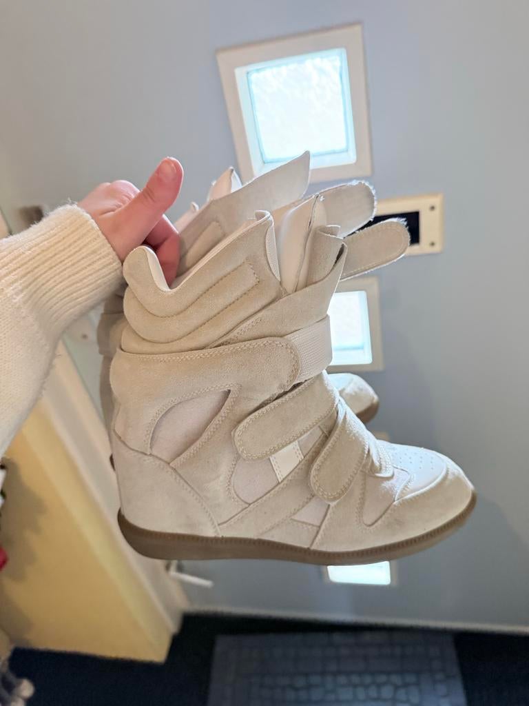 Isabel Marant sneakers maat 36, Verzenden, Beige, Sneakers of Gympen, Zo goed als nieuw