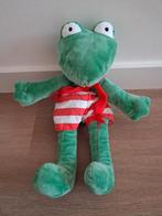 Knuffel handpop Kikker Max Velthuijs sjaal rood L1165, Ophalen of Verzenden, Zo goed als nieuw