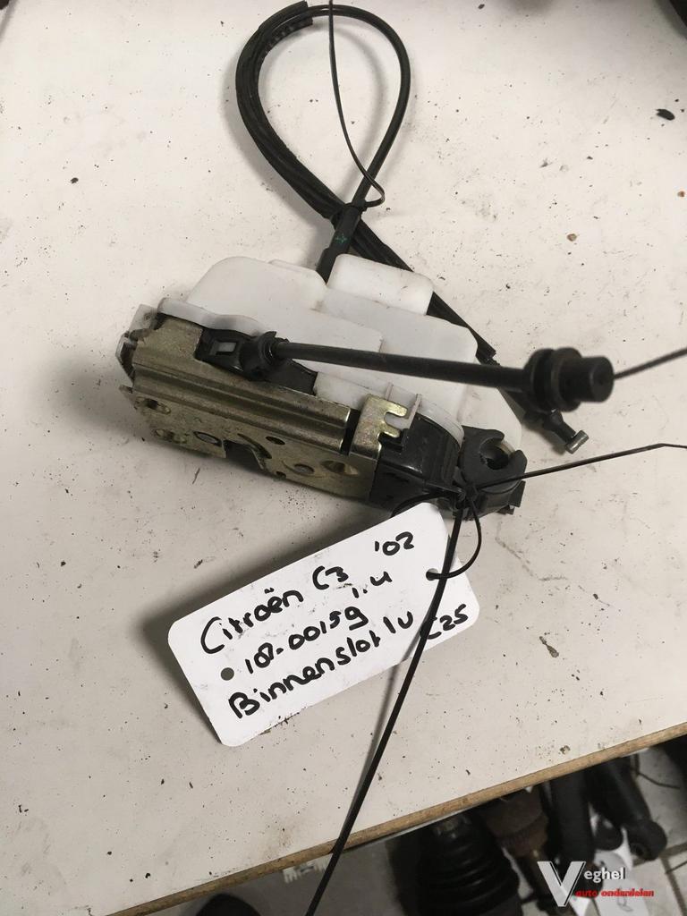 Citroen C3 2002 Binnenslot linksvoor