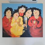 Schilderij Dikke dames 120x100, Ophalen