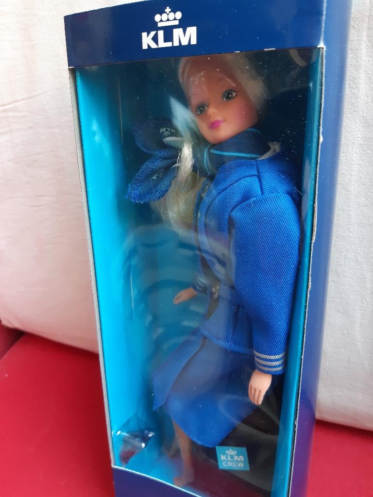 klm stewardessenpop/doll, vintage, flight attendant, nieuw, Verzamelen, Ophalen of Verzenden, Nieuw, Overige typen