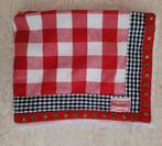 Blond Amsterdam tafelloper  - rood/wit geblokt, Ophalen of Verzenden, Zo goed als nieuw, Rechthoek, Binnen