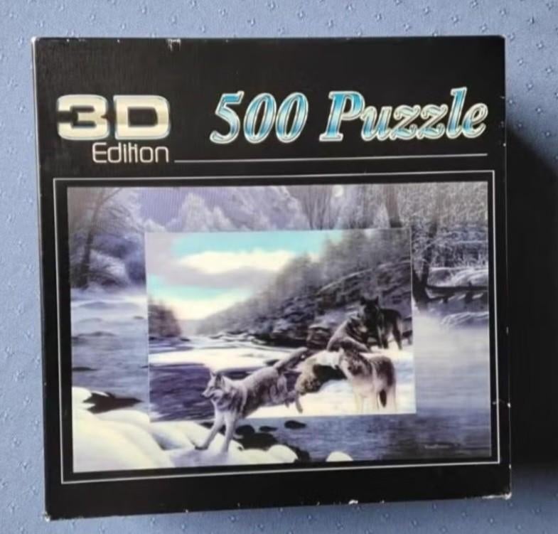 3D puzzel 'Wulfssprung', Hobby en Vrije tijd, Denksport en Puzzels, Ophalen, 500 t/m 1500 stukjes, Zo goed als nieuw, Rubik's of 3D-puzzel