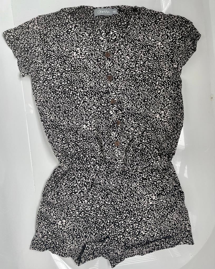 Geisha zomerse Playsuit  Maat 140, Kinderen en Baby's, Kinderkleding | Maat 140, Verzenden, Zo goed als nieuw, Meisje, Jurk of Rok