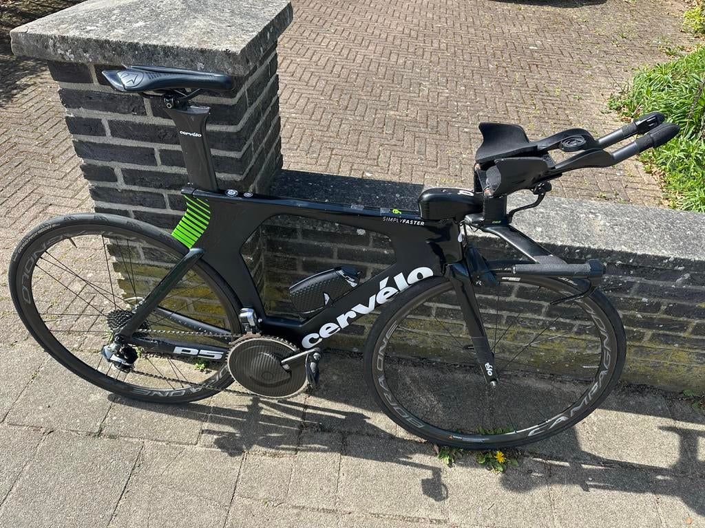 Cervélo P5 Maat 54, Fietsen en Brommers, Fietsen | Racefietsen, Gebruikt, Carbon, 10 tot 15 versnellingen, Heren