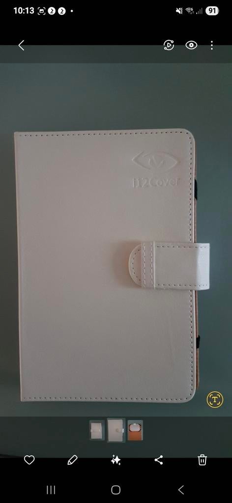 Witte tablet hoes universeel., 10 inch, Nieuw, Bescherming voor- en achterkant, Ophalen of Verzenden