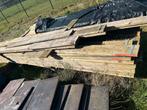 Steigerplanken 5m1 lang, 40 stuks, Doe-het-zelf en Verbouw, Gebruikt, 25 tot 50 mm, Ophalen of Verzenden, Plank