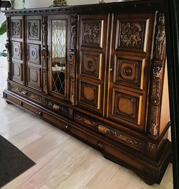 Mechelse kast, Huis en Inrichting, Kasten | Dressoirs, Gebruikt, 200 cm of meer, 25 tot 50 cm, Ophalen