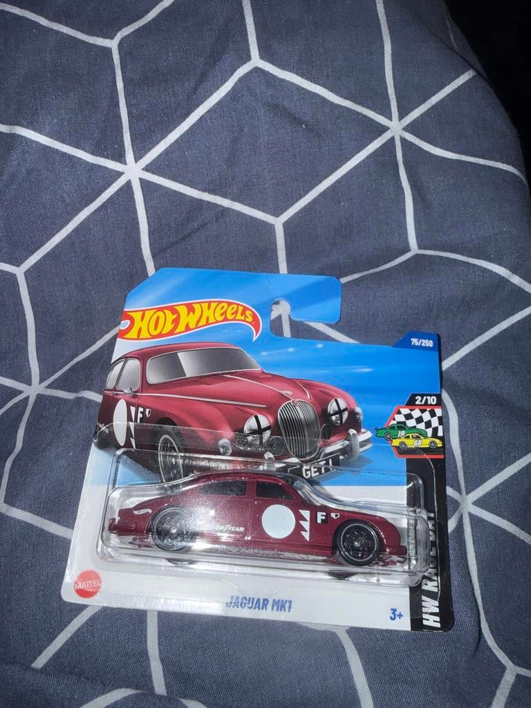Hot Wheels Jaguar MK1, Hobby en Vrije tijd, Modelbouw | Auto's en Voertuigen, Overige merken, 1:50 of kleiner, Auto, Nieuw
