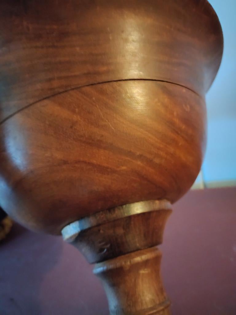 Hoge handmade schaal INDIA handmade, Ophalen of Verzenden