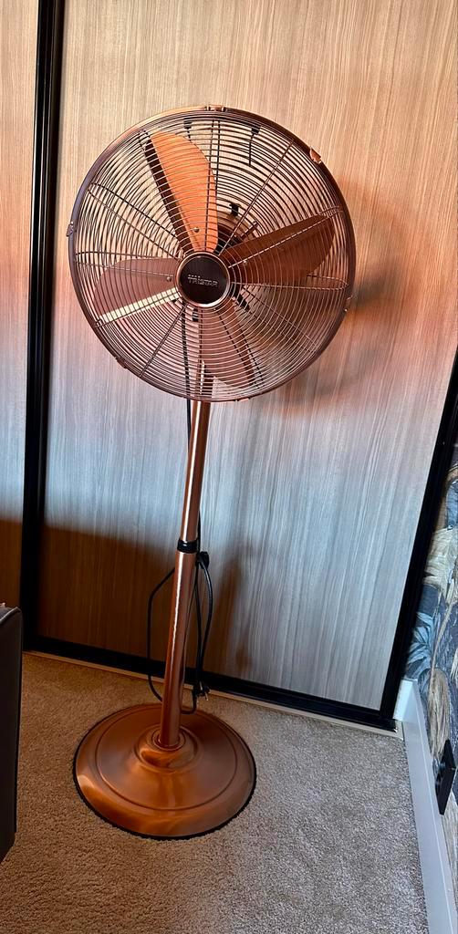 Tristar Statiefventilator Koper - Zo goed als nieuw, Witgoed en Apparatuur, Ventilatoren, Zo goed als nieuw, Statiefventilator
