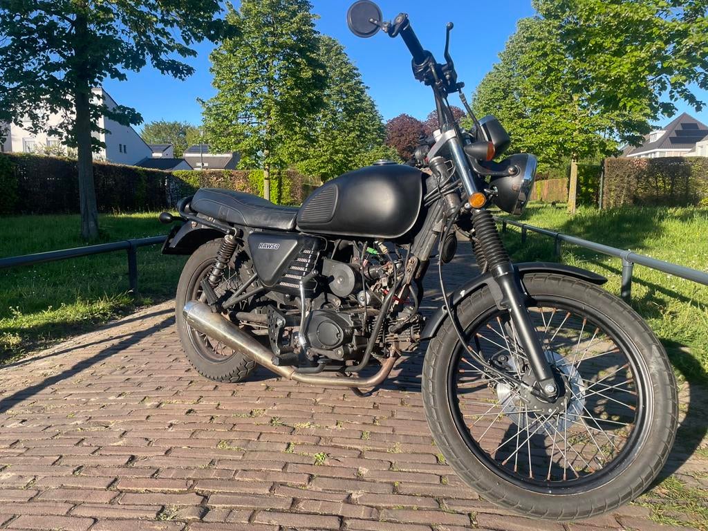 Hanway Raw 50 schakelbrommer, Ophalen, Gebruikt, Maximaal 45 km/u, 49 cc