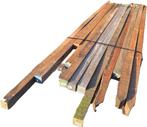 Restant hardhouten palen  6.0x6.0 cm - nr: HB88, Tuin en Terras, Palen, Balken en Planken, Ophalen, Palen, Nieuw, Hardhout