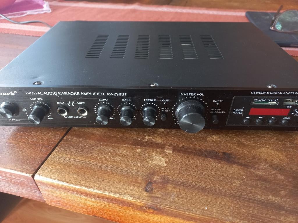 Sunbuck karaoke versterker AV-298BT, Ophalen of Verzenden, Gebruikt, Mixer