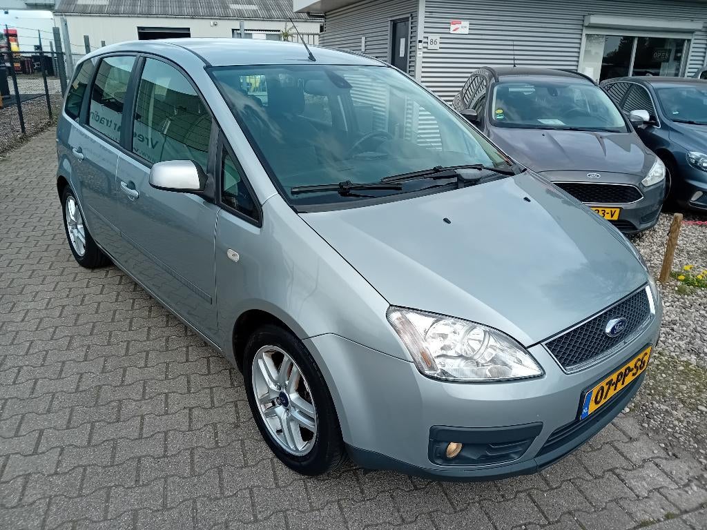 Ford C-Max 1.8 88KW BJ2004 NIEUWE APK TREKHAAK, Voorwielaandrijving, Stof, 4 cilinders, Metallic lak