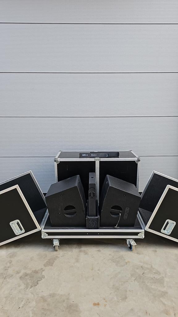 2 x QPRO M64 Line Array Topkasten - Zo goed als nieuw!, Ophalen of Verzenden, Zo goed als nieuw, 1000 watt of meer, P.A.