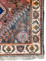 Handgeknoopt Perzisch wol Qashqai tapijt nomad 122x156cm, Gebruikt, 100 tot 150 cm, Onbekend, Onbekend