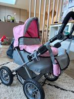 Leuke poppenwagen - roze/grijs, Ophalen, Gebruikt, Meisje
