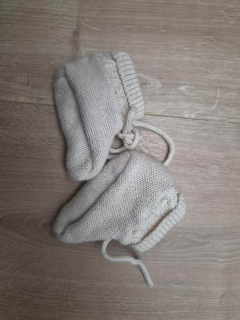 Prenatal newborn slofjes, Kinderen en Baby's, Babykleding | Mutsen, Sjaals en Wanten, Ophalen, Maat 62, Jongetje of Meisje, Zo goed als nieuw