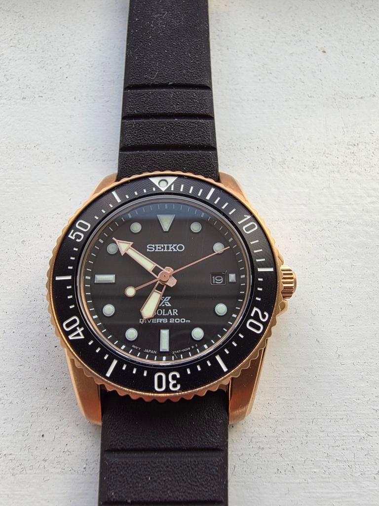 Seiko Prospex SNE586P1 Solar, Sieraden, Tassen en Uiterlijk, Horloges | Heren, Seiko, Staal, Polshorloge, Overige materialen