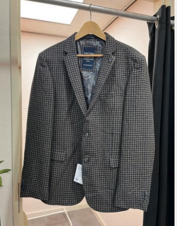 Carter & Davis colbert 56, Kleding | Heren, Kostuums en Colberts, Nieuw, Maat 56/58 (XL), Zwart, Ophalen of Verzenden