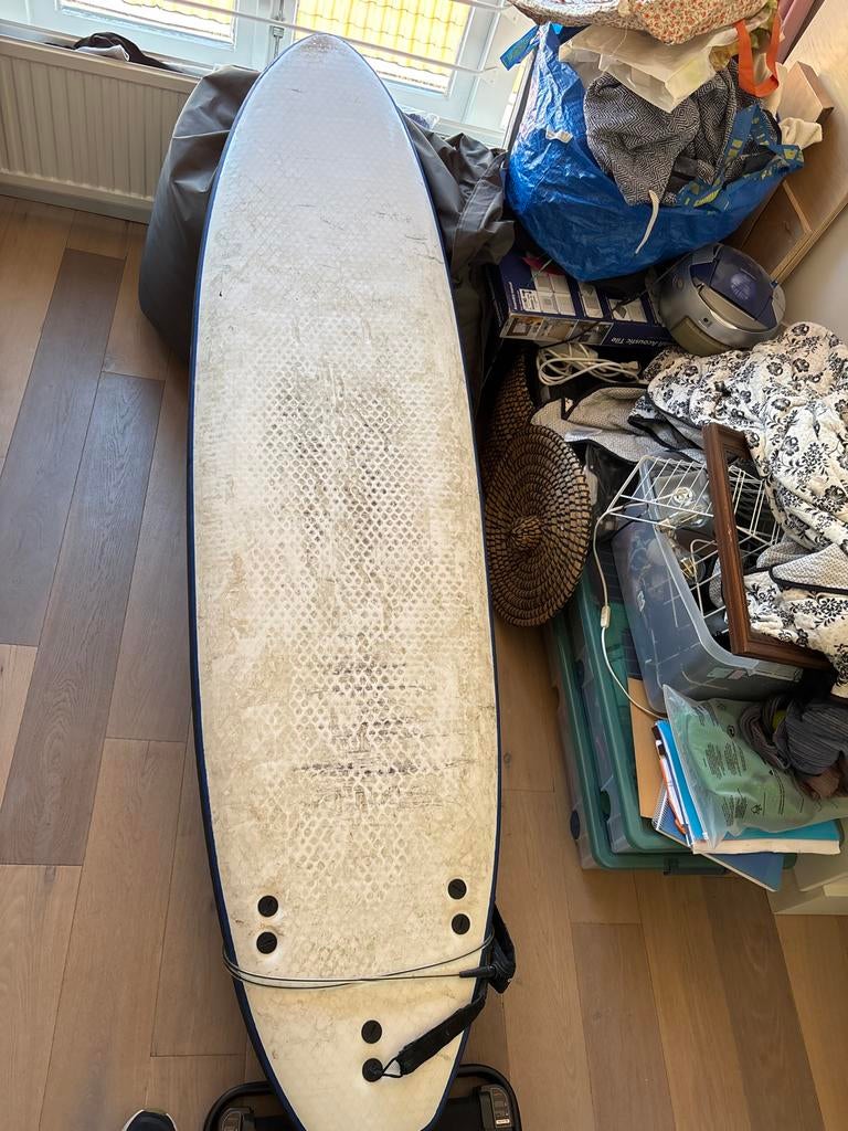 Softtech 7'0 Funboard Surfplank, Watersport en Boten, Golfsurfen, Ophalen, Zo goed als nieuw, Funboard, Met vinnen