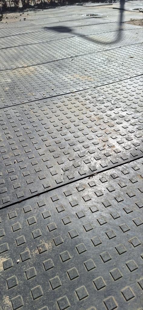 Kunststof rijplaten 120x80 cm 36 stuks slechts 1x gebruikt, Ophalen