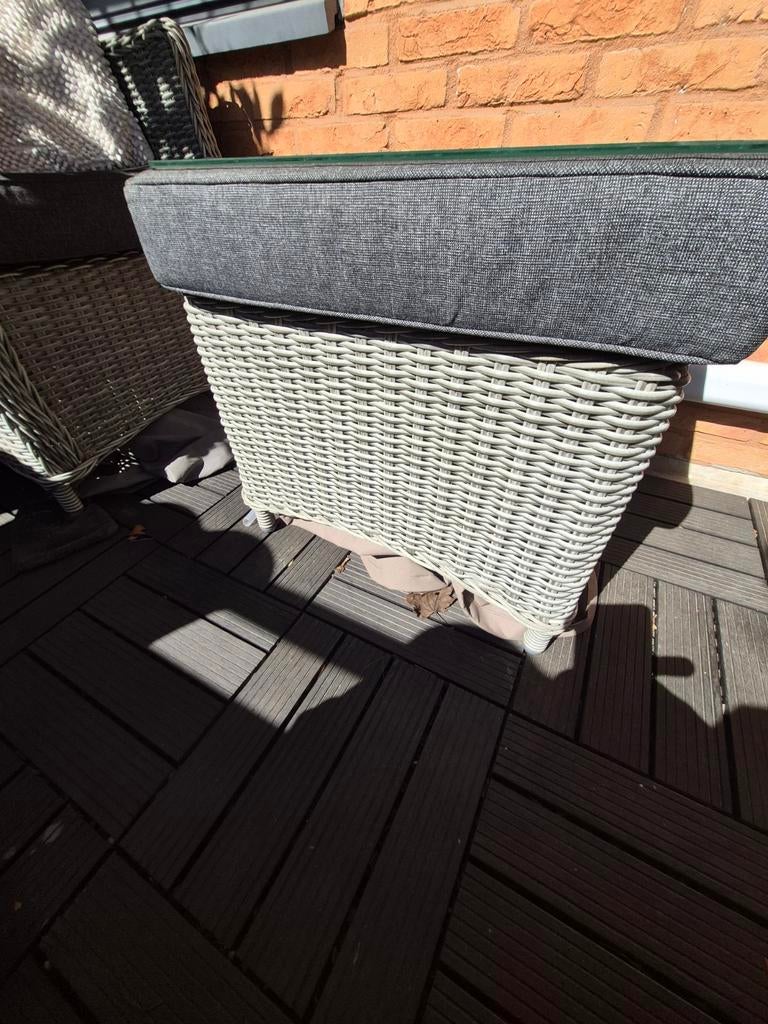 Hocker grijs, Ophalen of Verzenden, Gebruikt