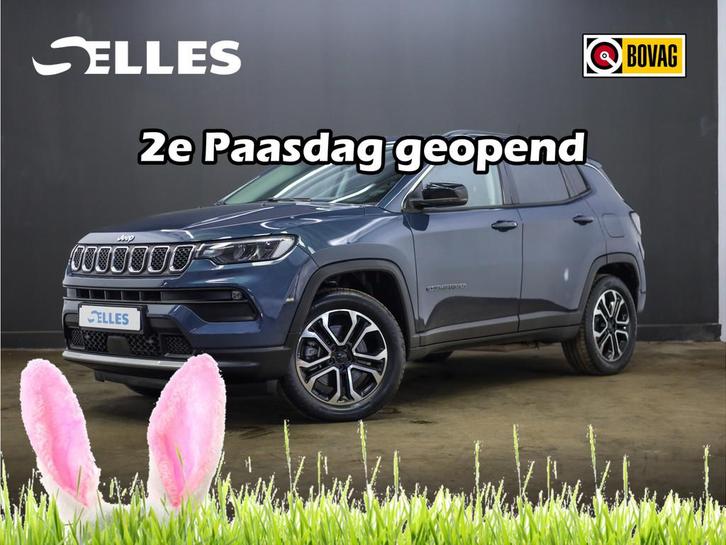 Jeep Compass 4xe 190 Plug-in Hybrid Electric Limited | Camer, Auto's, Jeep, Bedrijf, Te koop, Compass, 4x4, ABS, Achteruitrijcamera