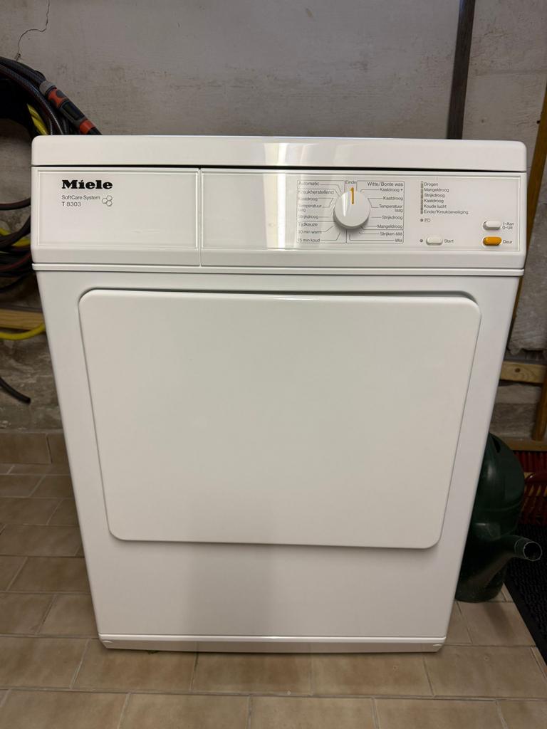 Miele T 8303 SoftCare System wasdroger, Witgoed en Apparatuur, Wasdrogers, Ophalen, 6 tot 8 kg, Gebruikt, Luchtafvoer