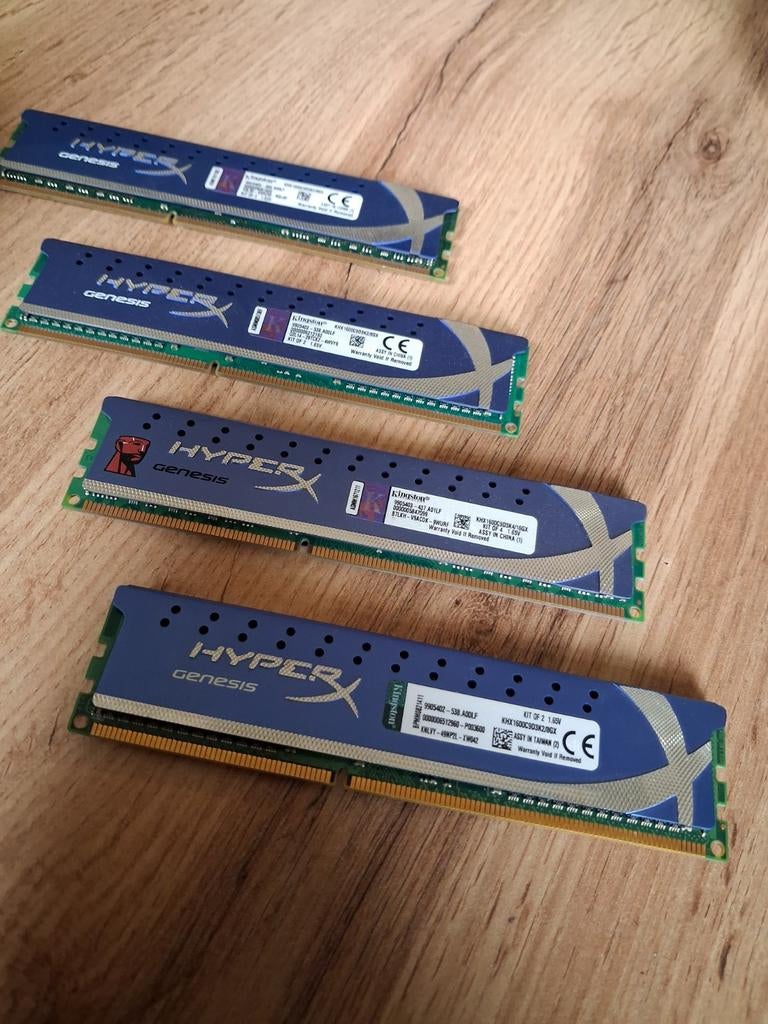 Kingston HyperX Genesis DDR3-1600 MHz 16GB (4x4GB) RAM, Computers en Software, RAM geheugen, Ophalen of Verzenden