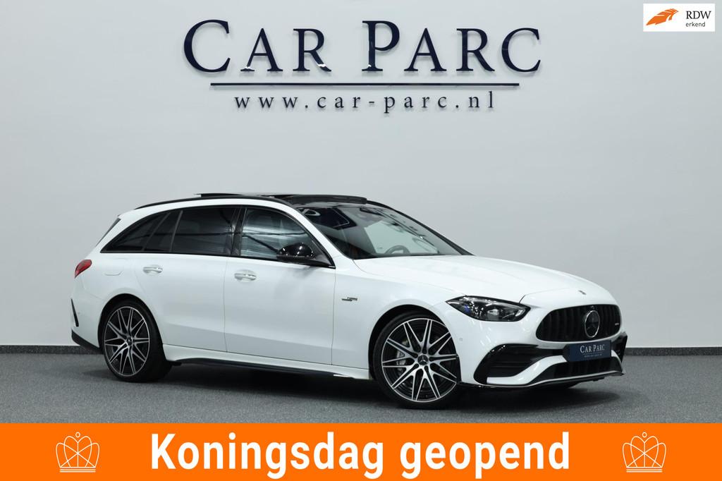 Mercedes-Benz C-klasse AMG 43 4MATIC 408+PK BTW/VIRTUAL/SFEE, Auto's, Automaat, 4 cilinders, Wit, Bedrijf